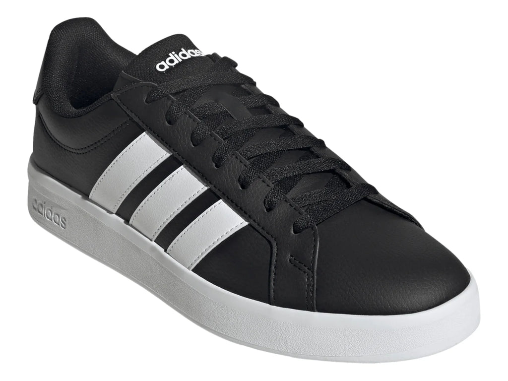 Tenis Adidas Grand Court Base 30 Negro y Blanco para Hombre