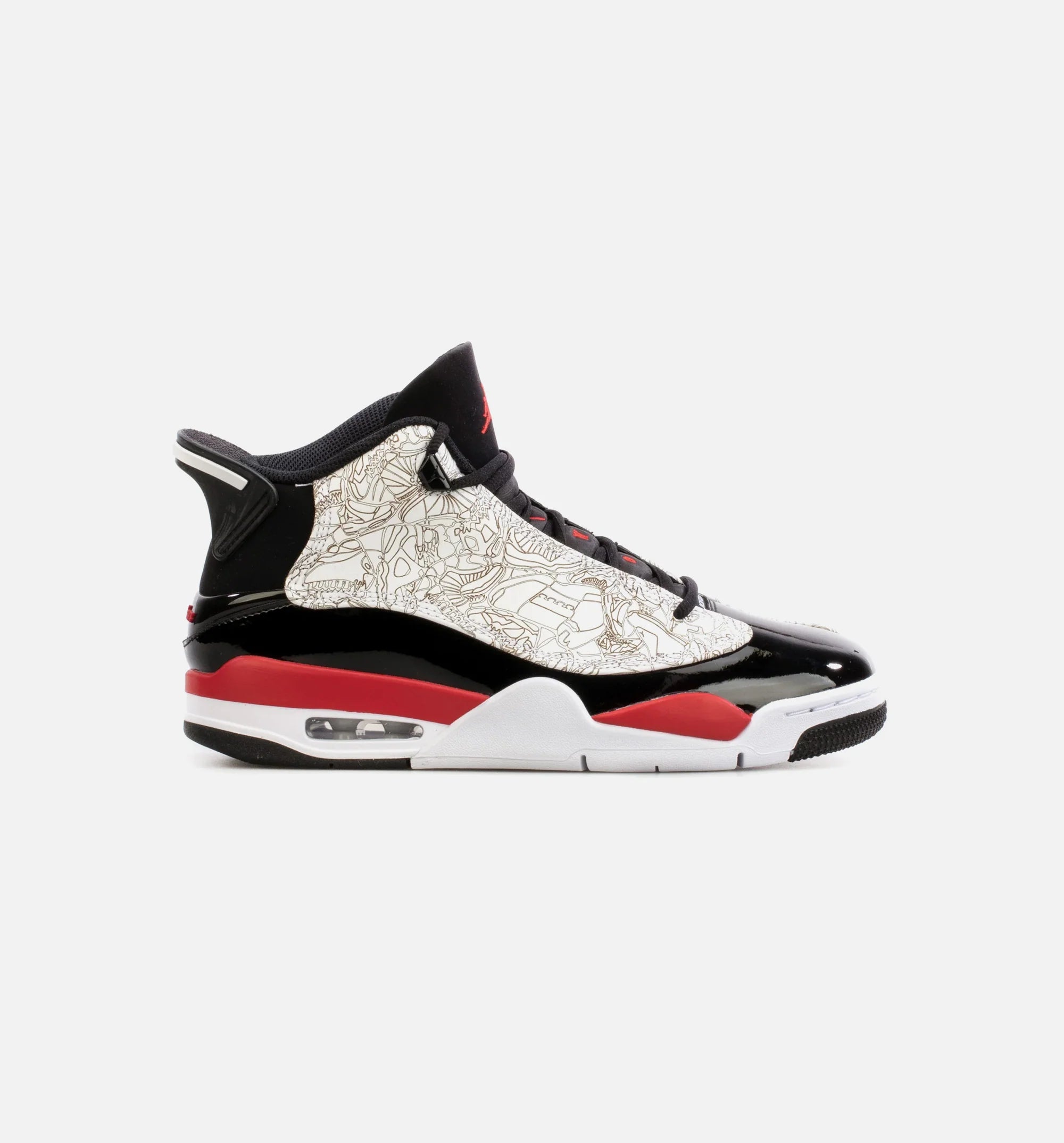 Dub Zero Fire Red Mens Lifestyle Shoe Fire Red White Black