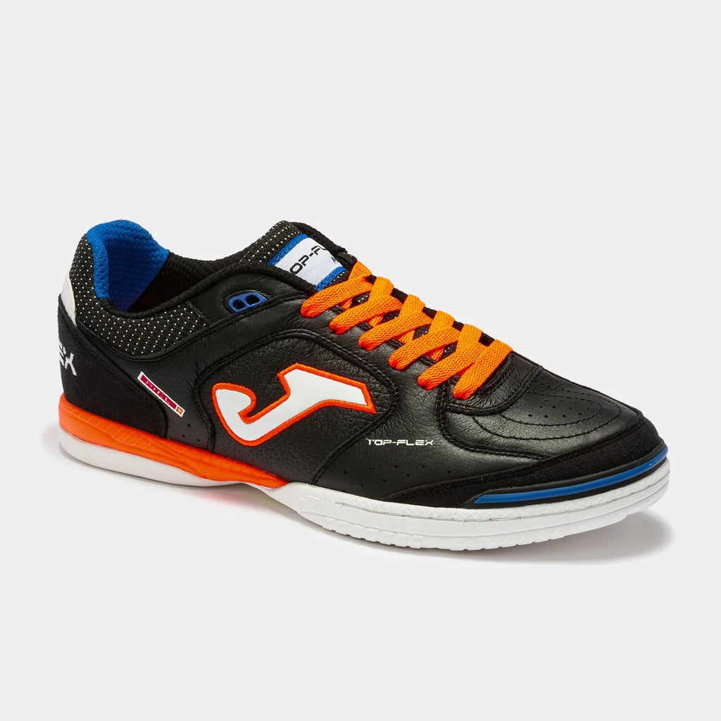 Joma Top flex 2201 IN Indoor Soccer Shoes Black Orange