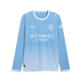 PUMA Manchester City Home Long Sleeve Mens Soccer Jersey 2026 Light Blue Icy Blue