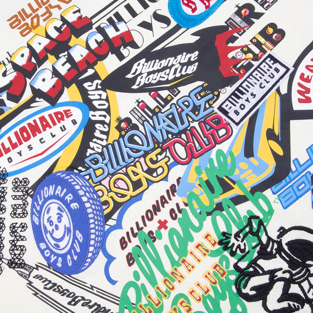 Billionaire Boys Club Cropped Tee Winter White