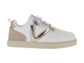 Tenis Victoria Blanco con Oro Rosa para Niña