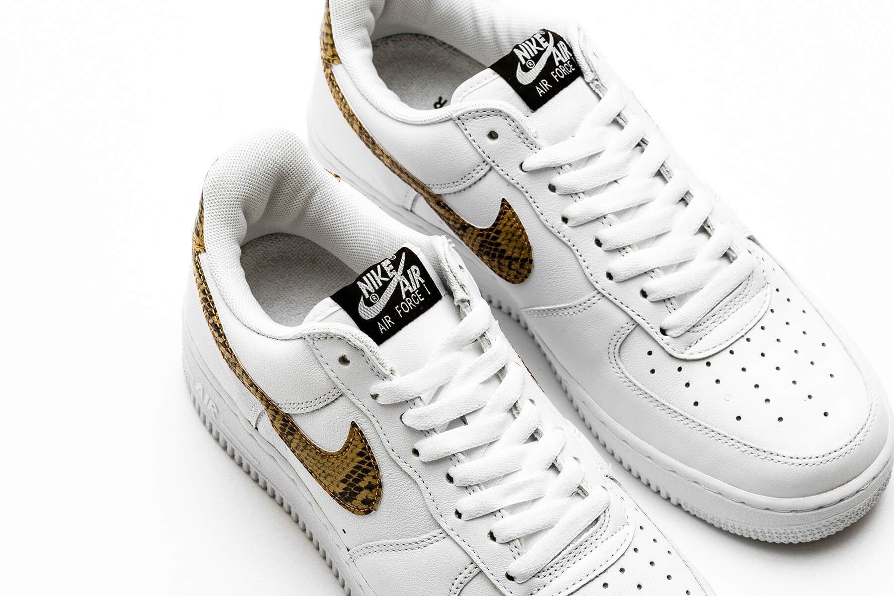 Air Force 1 Low Retro PRM QS Ivory Snake White Elemental Gold Dark Hazel
