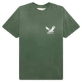 Screaming Eagle Tee Washed Forest Green