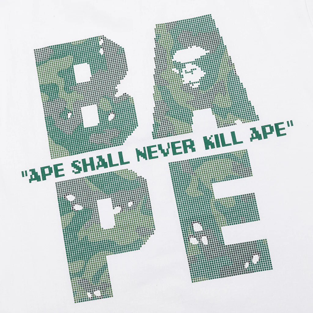Bitmap Logo Tee White