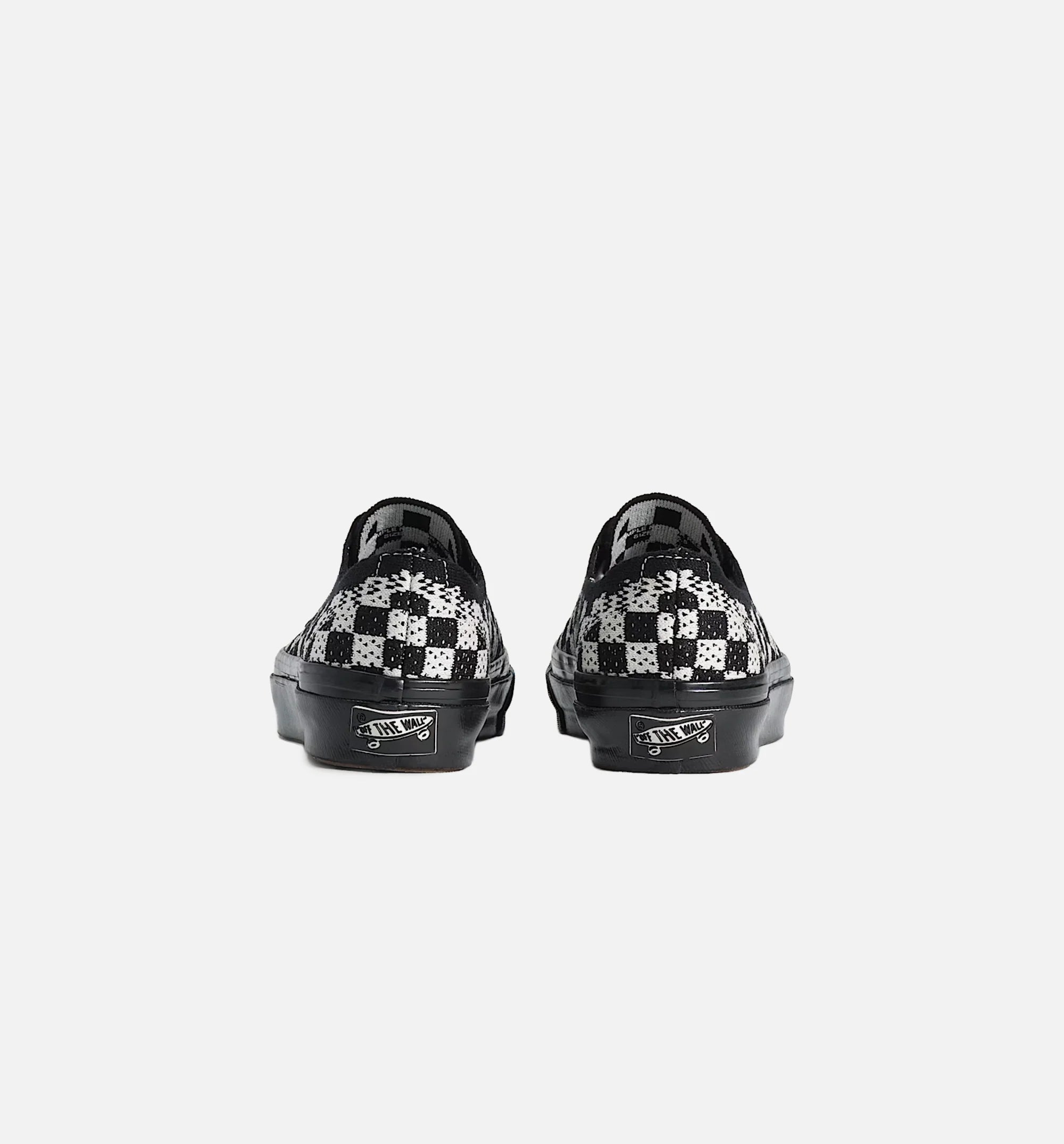 Premium Authentic Checkerboard Mens Lifestyle Shoe Checkerboard Black Marshmallow White