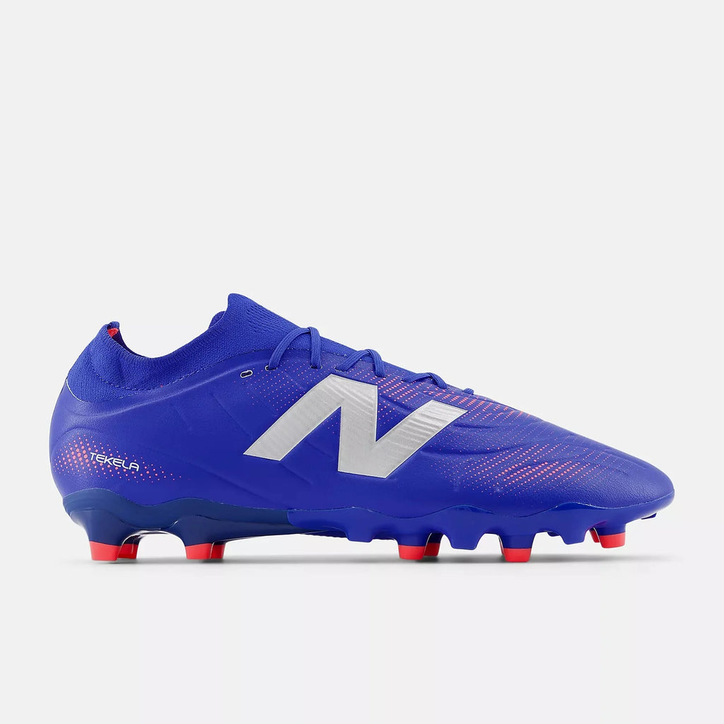 New Balance Tekela Team Low Laced Firm Ground Soccer Cleats V5 Blue