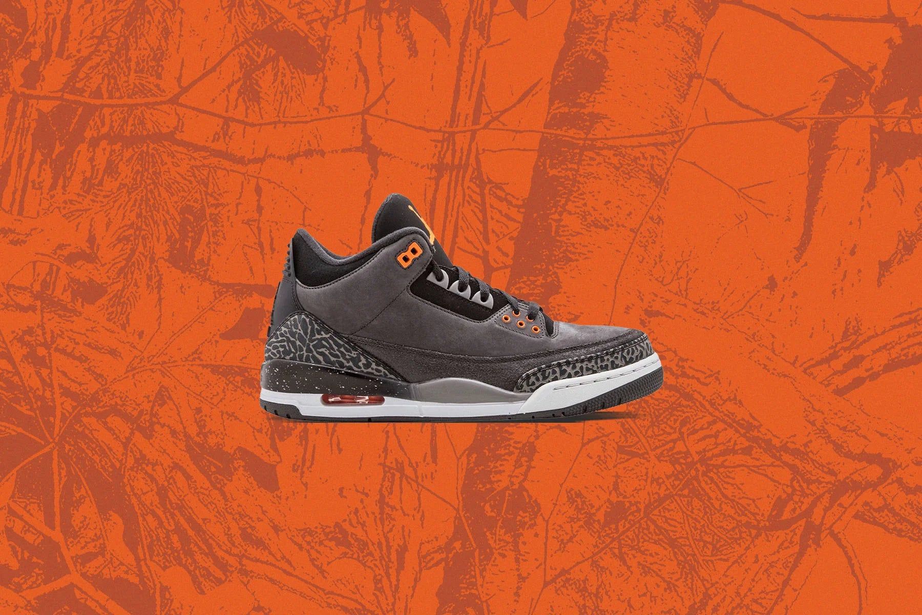 Air Jordan 3 Retro GS Fear Night Stadium Total Orange Black