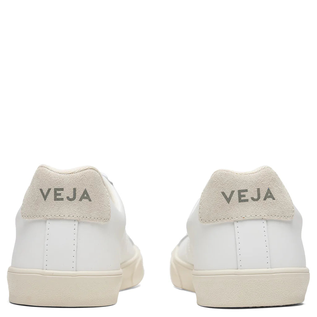 Womens Esplar Logo Leather Extra White