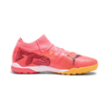 PUMA Future 7 Match TT Turf Soccer Cleats Sunset Glow Black Sun Stream