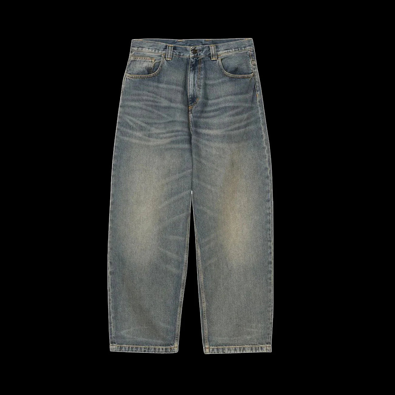 Carhartt WIP Brandon Pants Blue Worn Used Wash