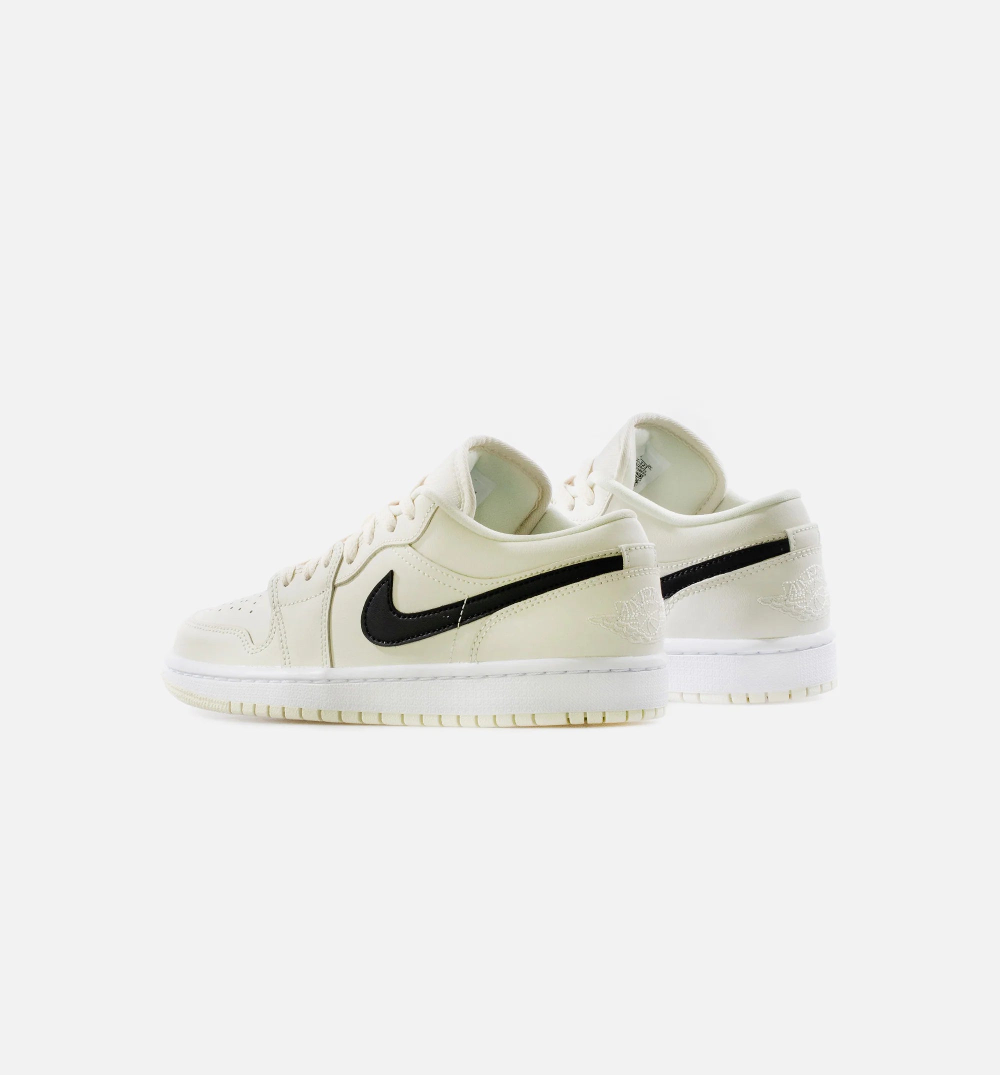Air Jordan 1 Low Womens Lifestyle Shoe Cream Black White Limit One Per Customer