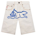 Cream Jean Strawberry Fit Shorts Whisper White