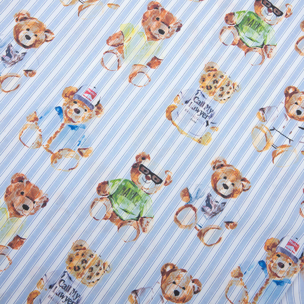 Teddy Striped S S Woven Multi