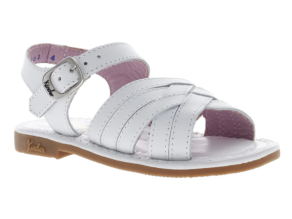 Sandalias Kinder Blancas para Niña