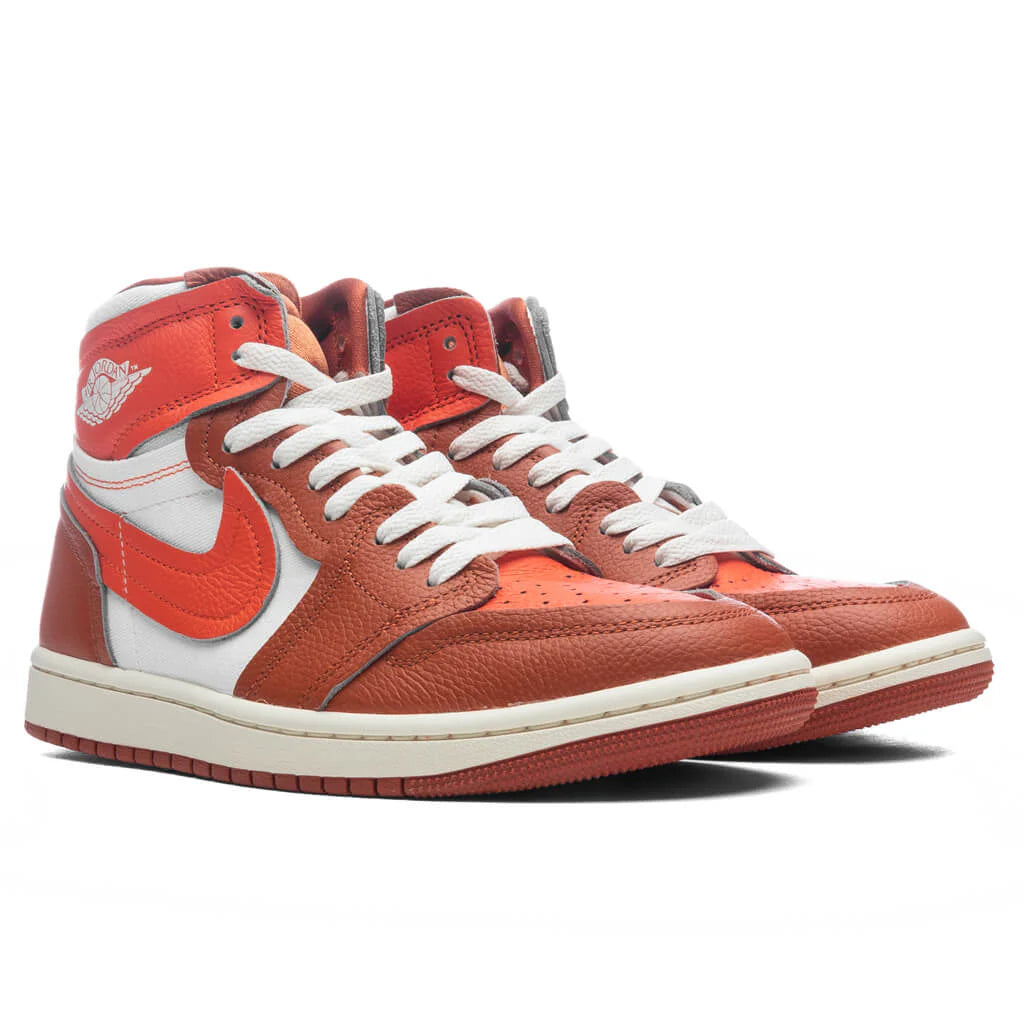 Womens Air Jordan 1 High MM Desert Orange Sail Brilliant Orange