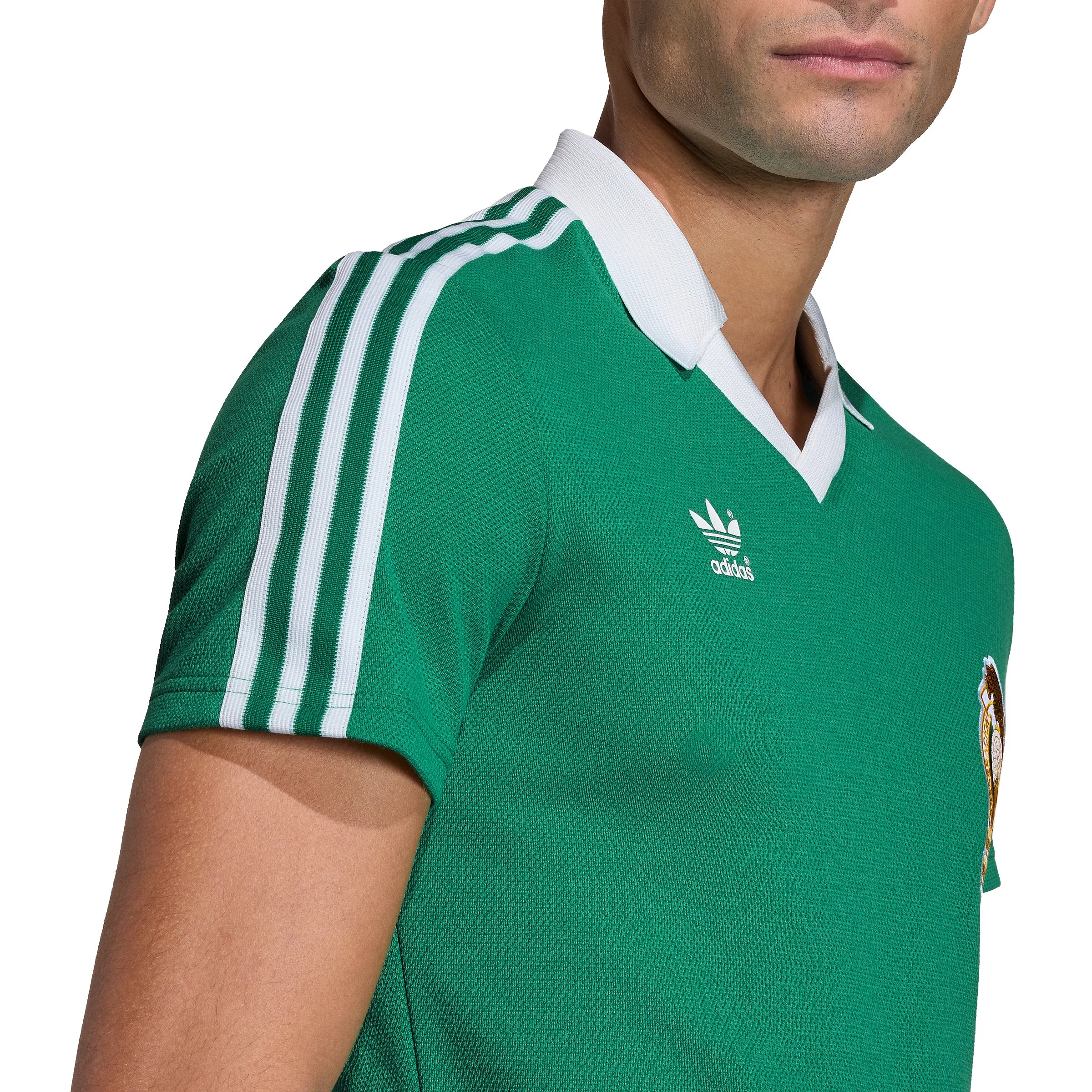 adidas Mexico Home Mens Soccer Jersey 1986 Green
