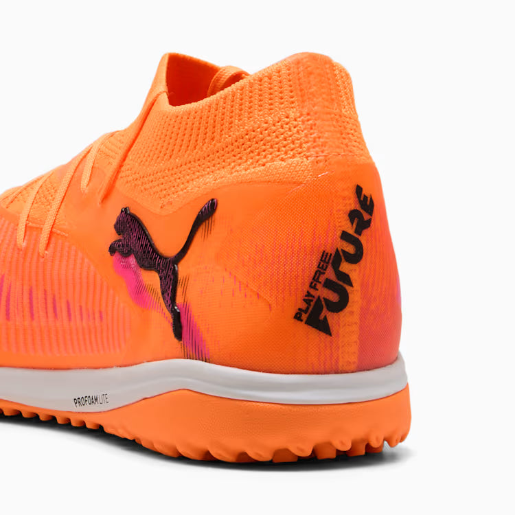 PUMA Future 8 Pro Cage Mens Soccer Shoes Orange Black