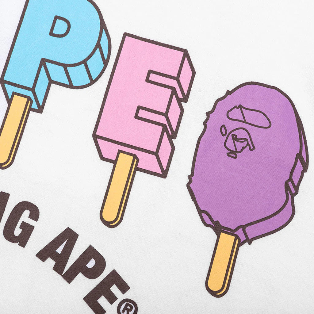 Bape Popsicle Tee White