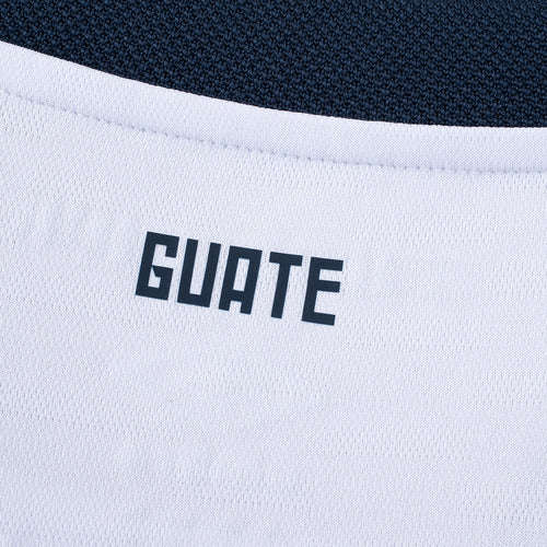 Umbro Guatemala Home Long Sleeve Mens Soccer Jersey 26 White