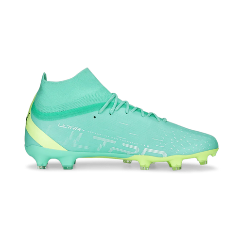 PUMA Ultra Pro FG AG Firm Cleats Soccer Cleats Electric Peppermint White Fast Yellow