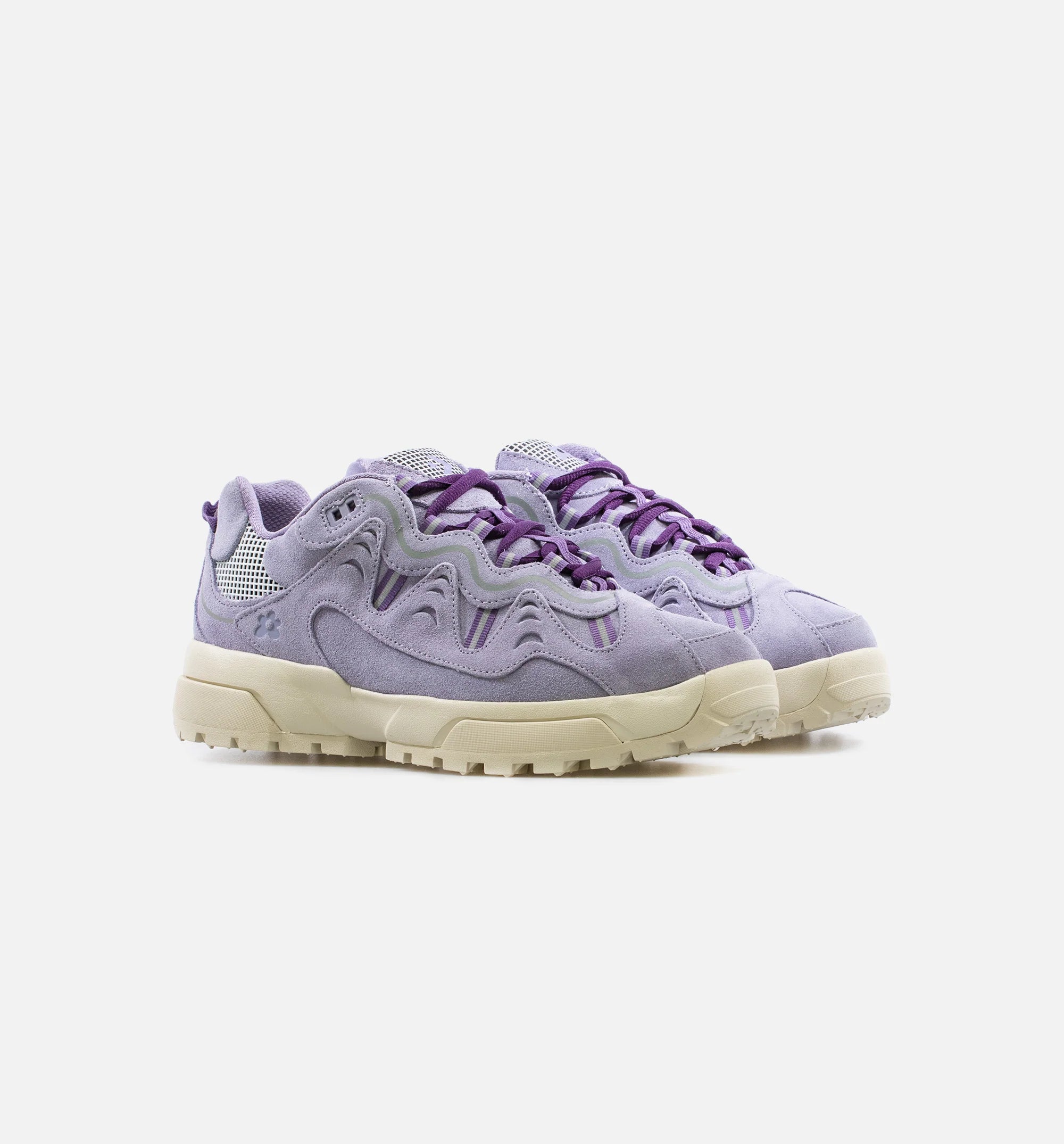 Golf Le Fleur Gianno Suede Low Top Mens Lifestyle Shoe Lavender White Bone
