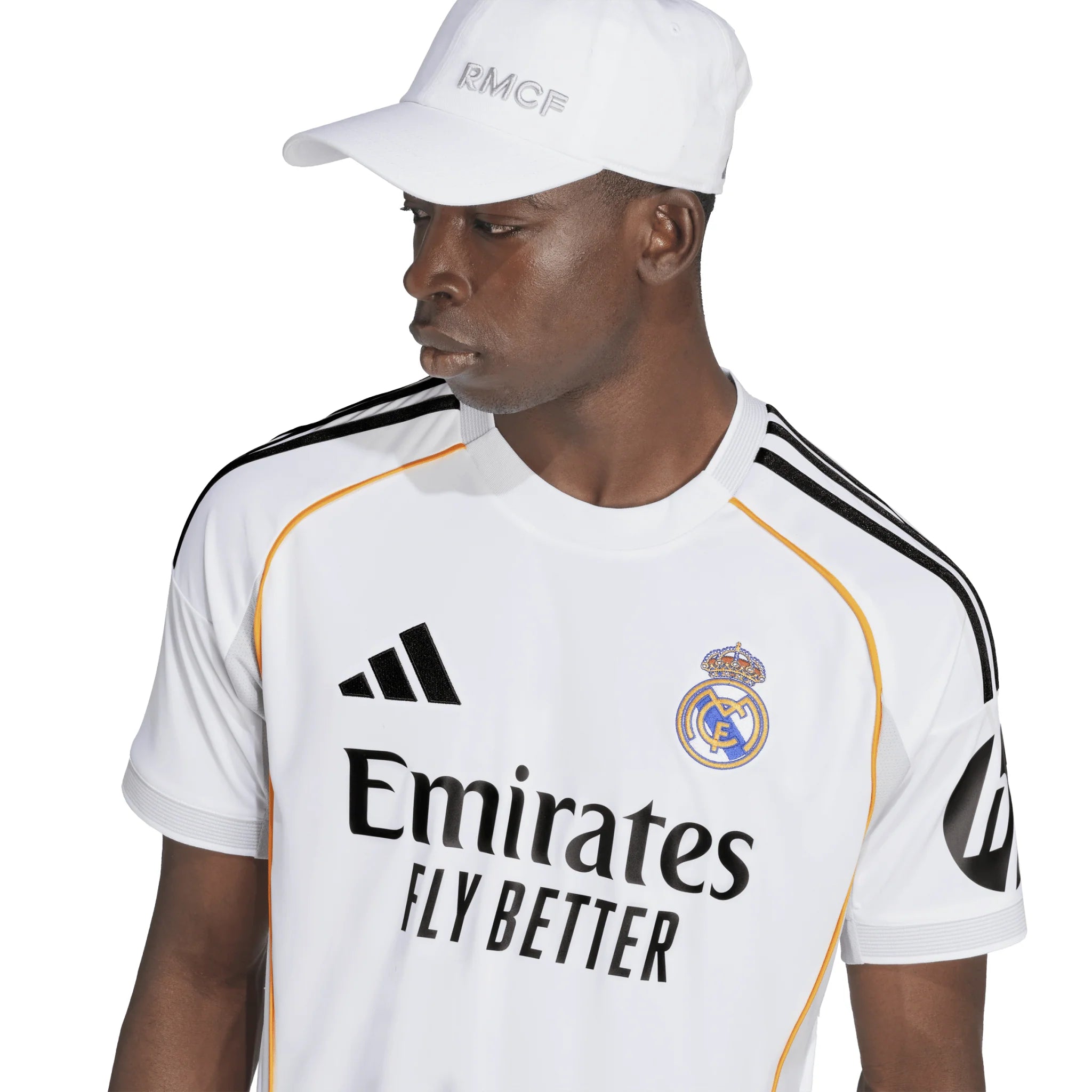 adidas Real Madrid Home Mens Soccer Jersey 25 26 White