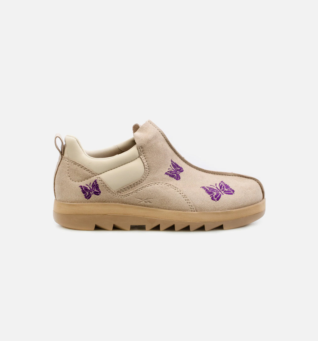 Needles Beatnik Moc Mens Lifestyle Shoe Beige Purple
