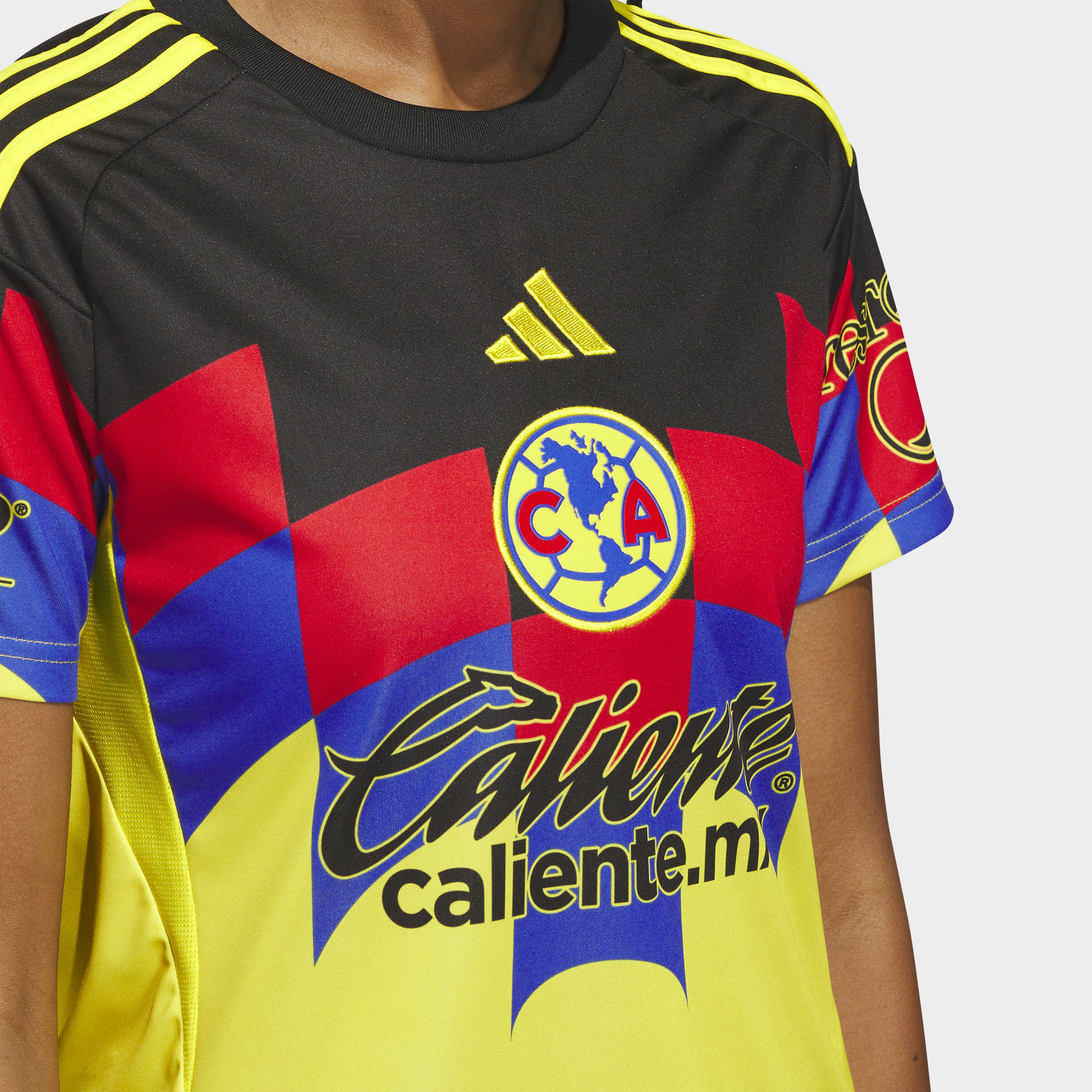 adidas Club América Womens Home Soccer Jersey 25 26 Yellow