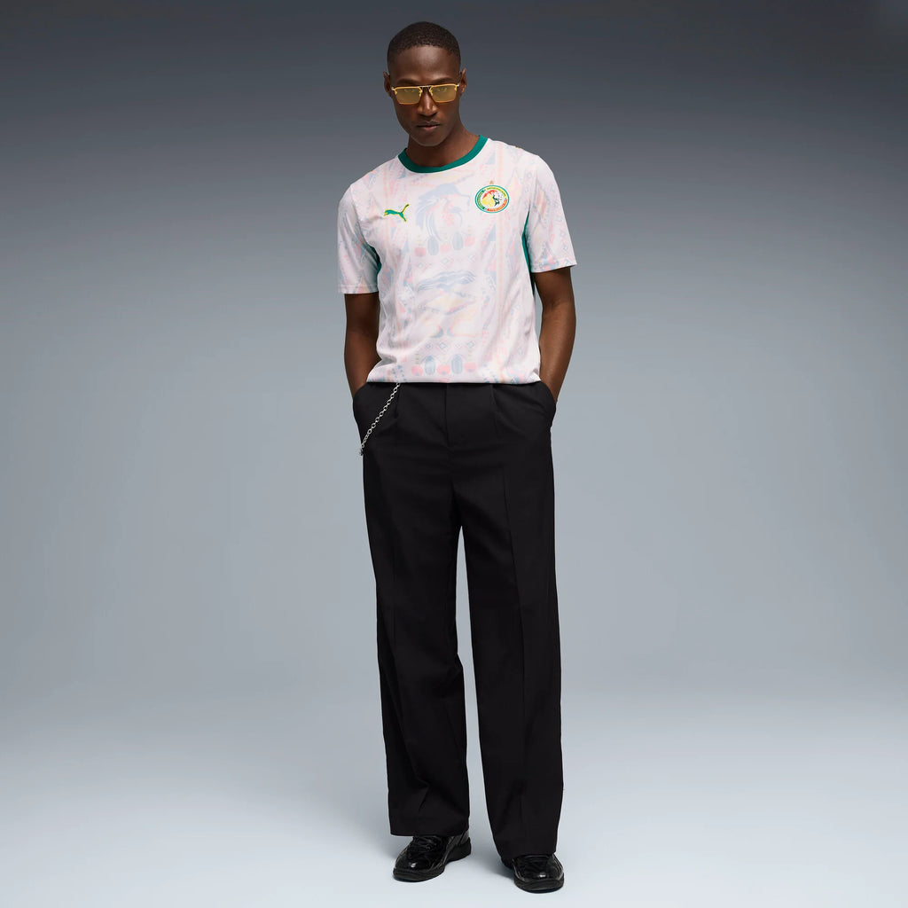 PUMA Senegal Home Mens Soccer Jersey 2026 White Green