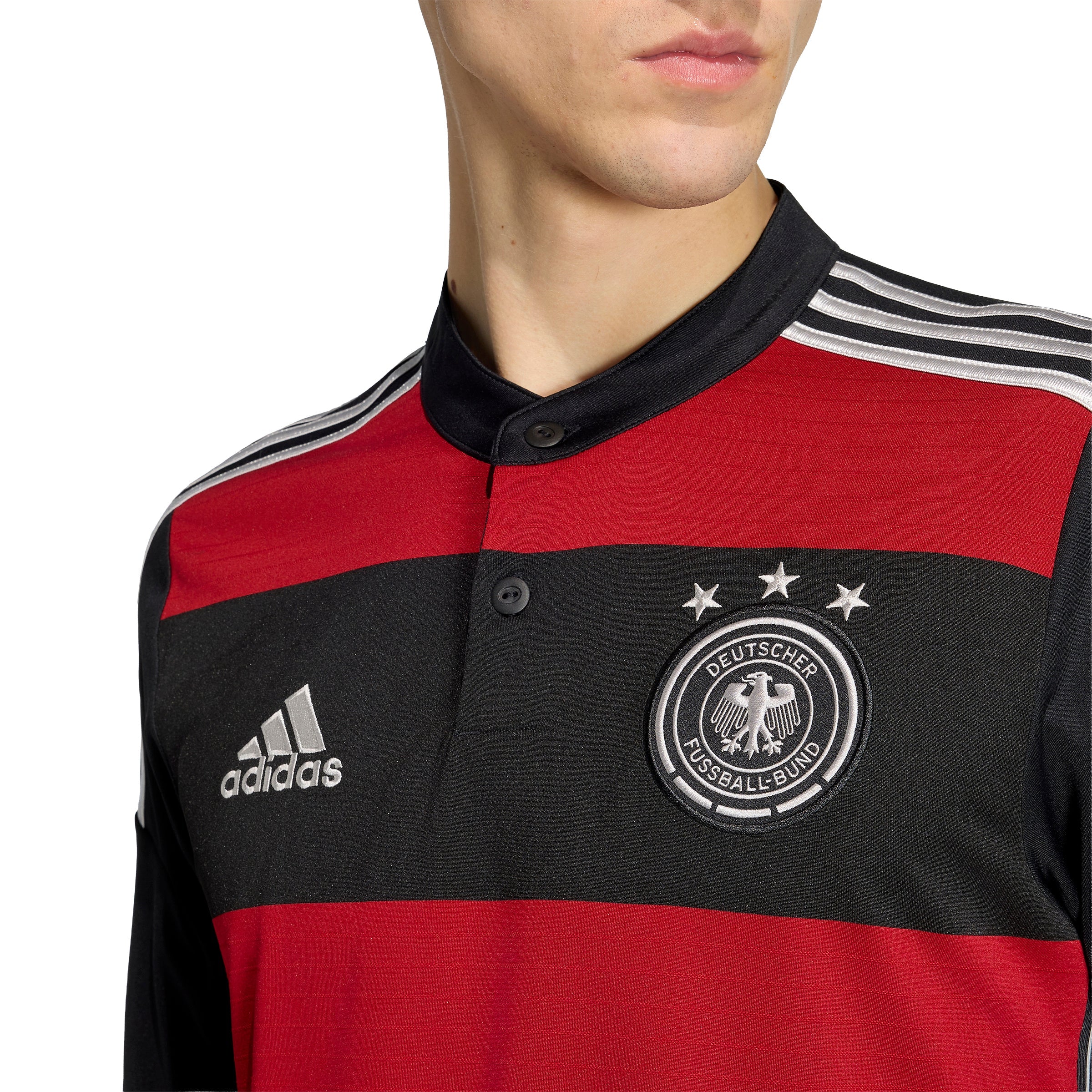 adidas Germany Away 2014 Mens Soccer Jersey Black Red White