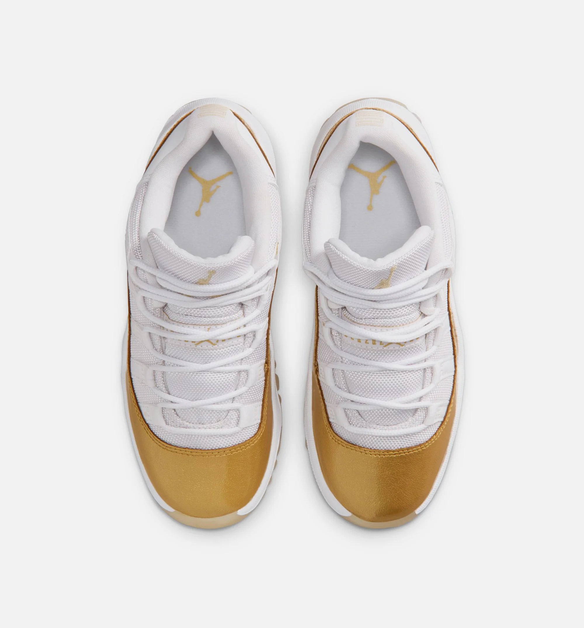 Air Jordan 11 Retro Low Mothers Day Preschool Lifestyle Shoe White Metallic Gold Team Gold Free Shipping
