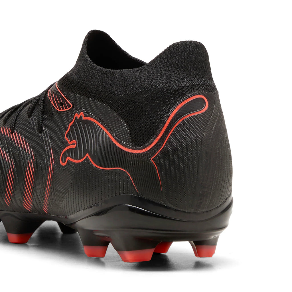 PUMA Future 9 Match FG AG Firm Ground Artificial Ground Mens Soccer Cleats Black Red Gray