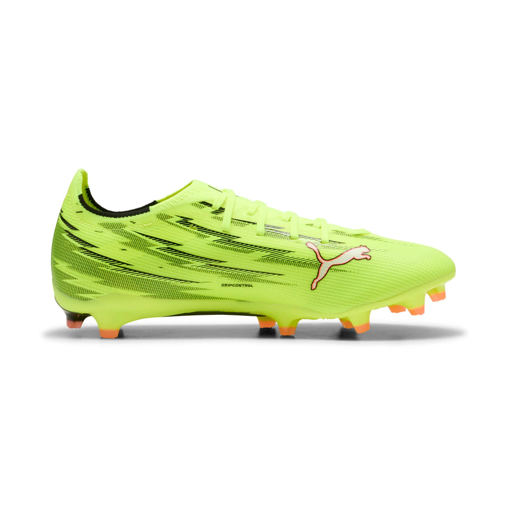 PUMA Ultra 6 Match FG AG Firm Multi Ground Mens Soccer Cleats Yellow Black Red