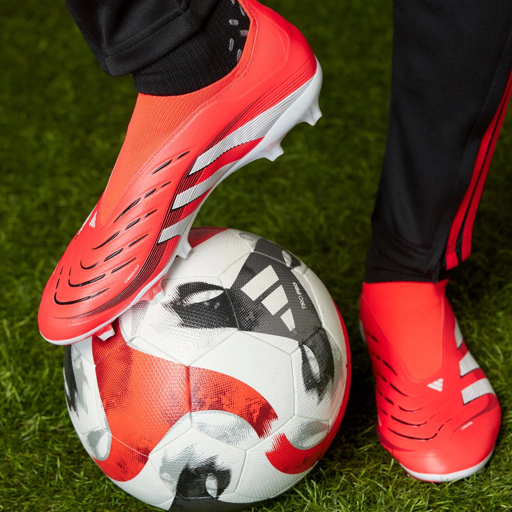 adidas Predator League Laceless FG MG Firm Multi Ground Boots Red