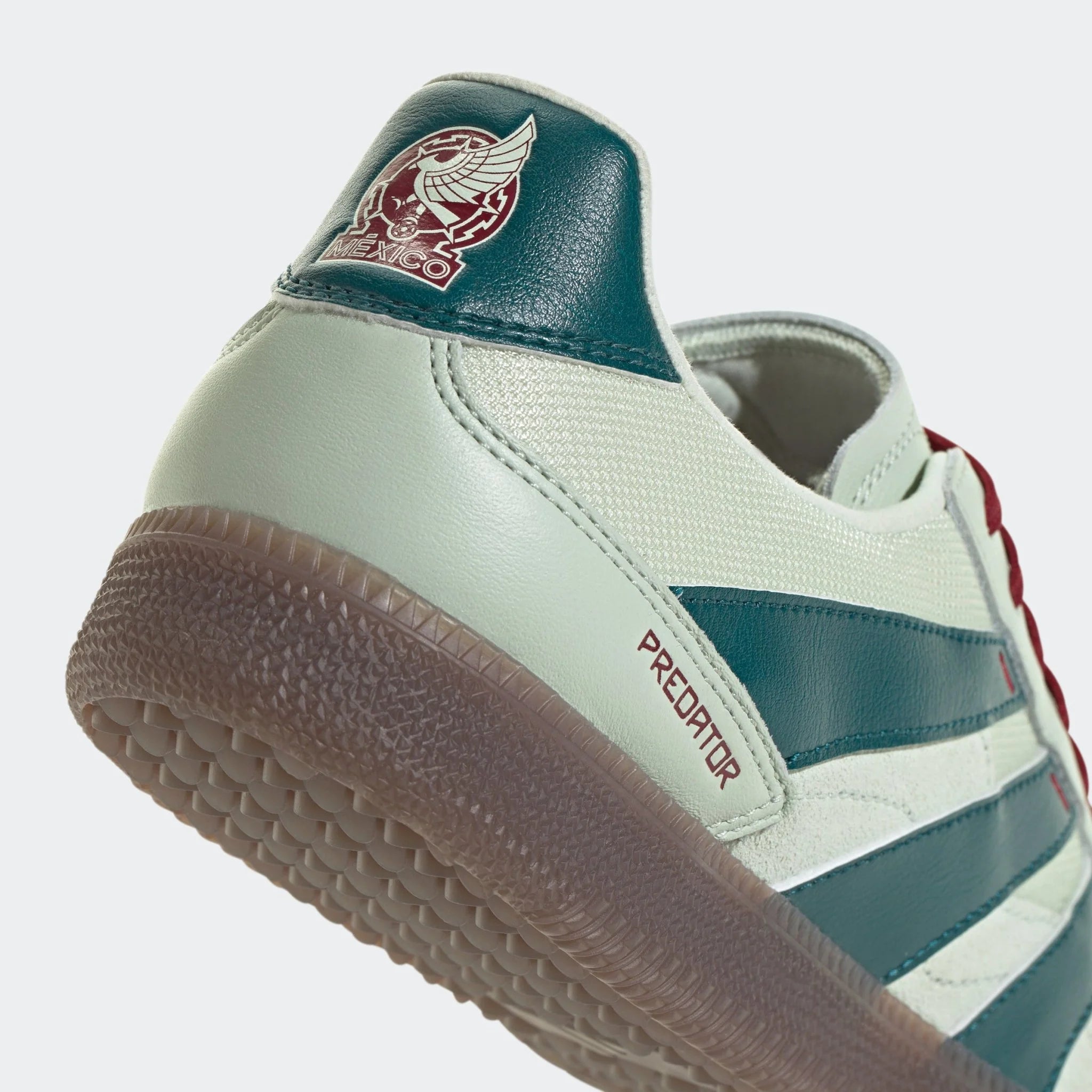 adidas Mexico Predator Freestyle Indoor Boots Linen Green Mystery Green Burgundy