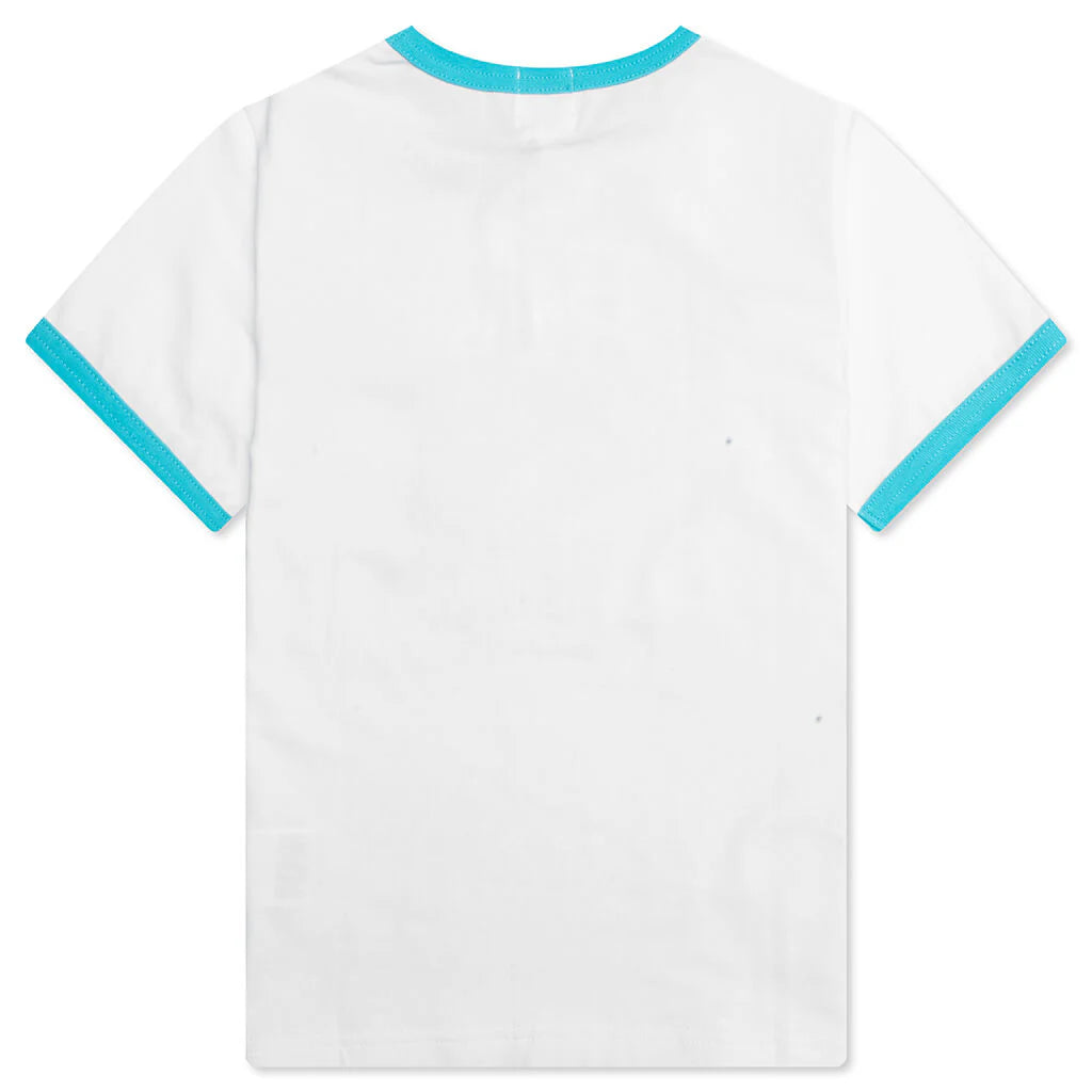 Kids Bape Emblem Tee White