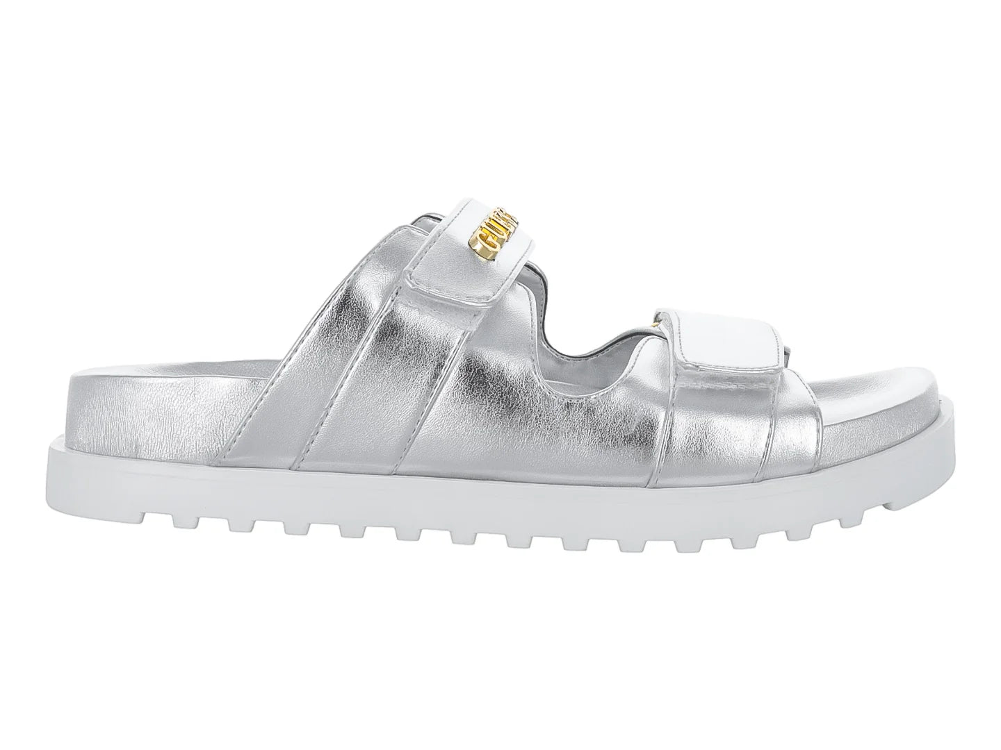 Sandalias Guess Plateadas para Mujer