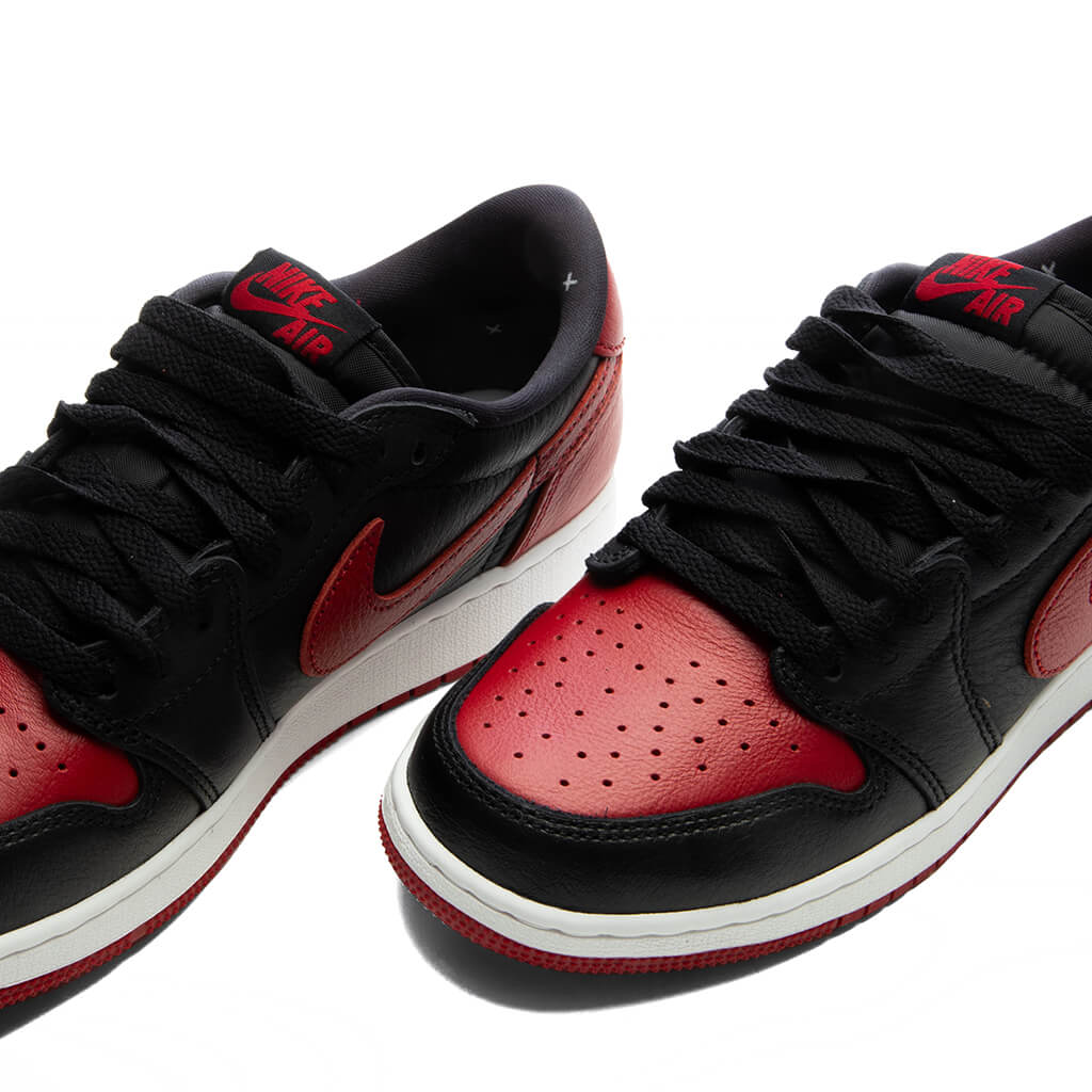 Air Jordan 1 Retro Low OG Banned GS Black Varsity Red Summit White