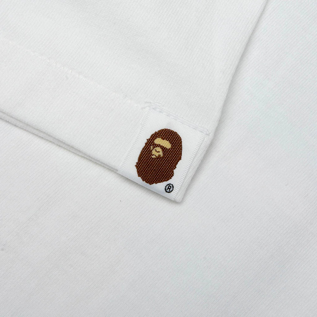 BAPE Check By Bathing Ape Tee White Red