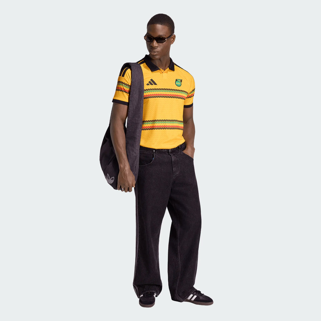 adidas Jamaica Home Mens Soccer Jersey 2026 Gold
