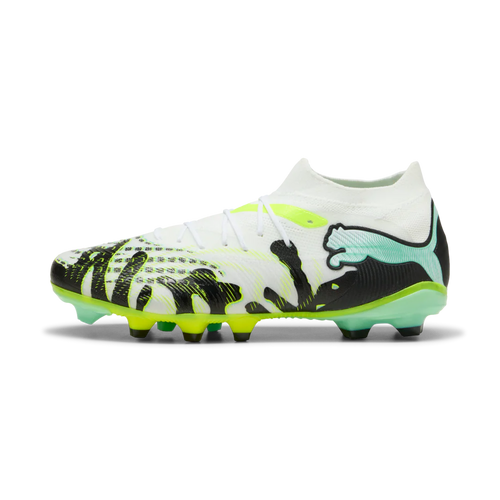 PUMA Future 9 Match Creativity FG AG Firm Ground Artificial Ground Mens Soccer Cleats Yellow White