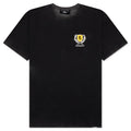 Crest T Shirt Vintage Black