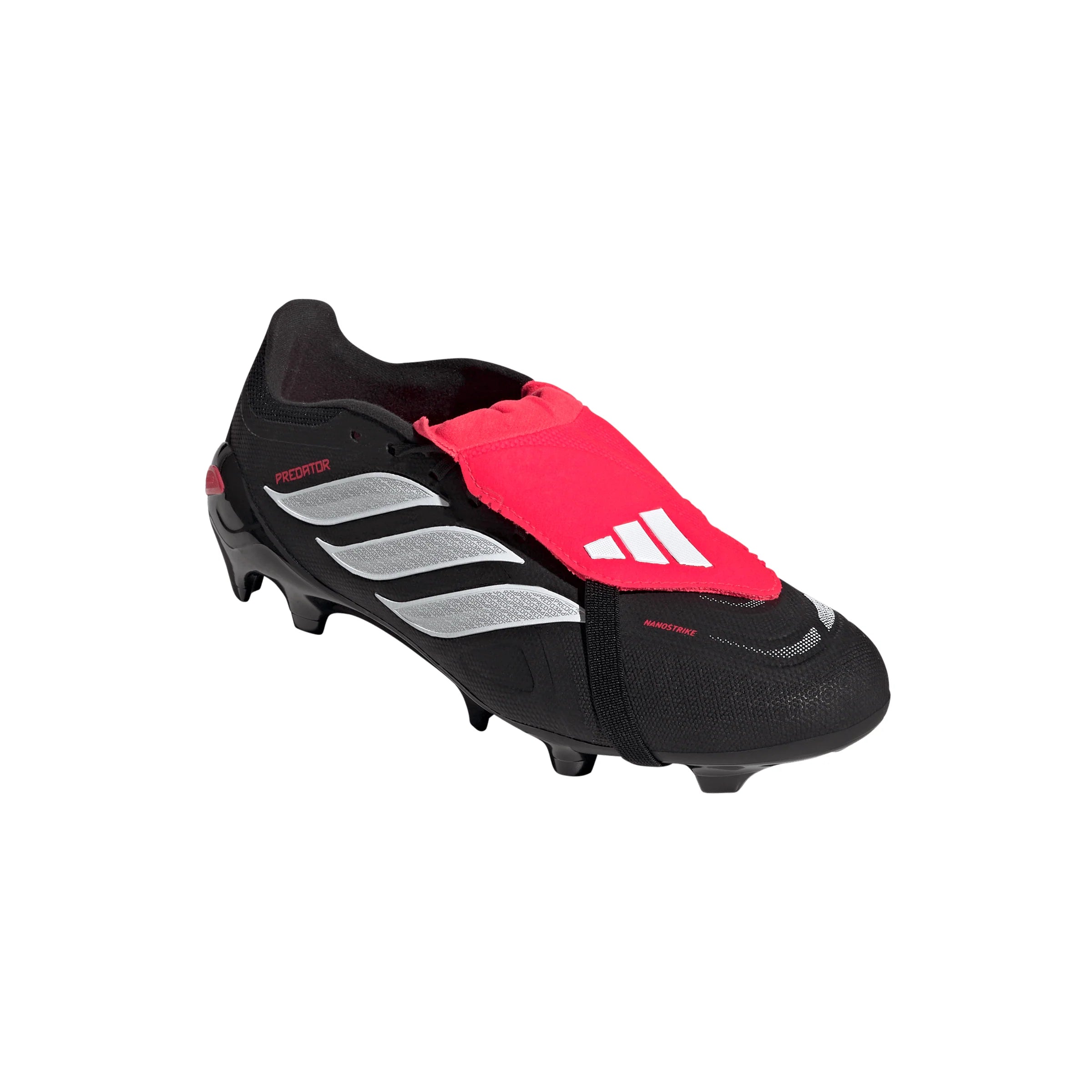 adidas Predator League Fold Over Tongue FG Firm Ground Mens Soccer Cleats Black White