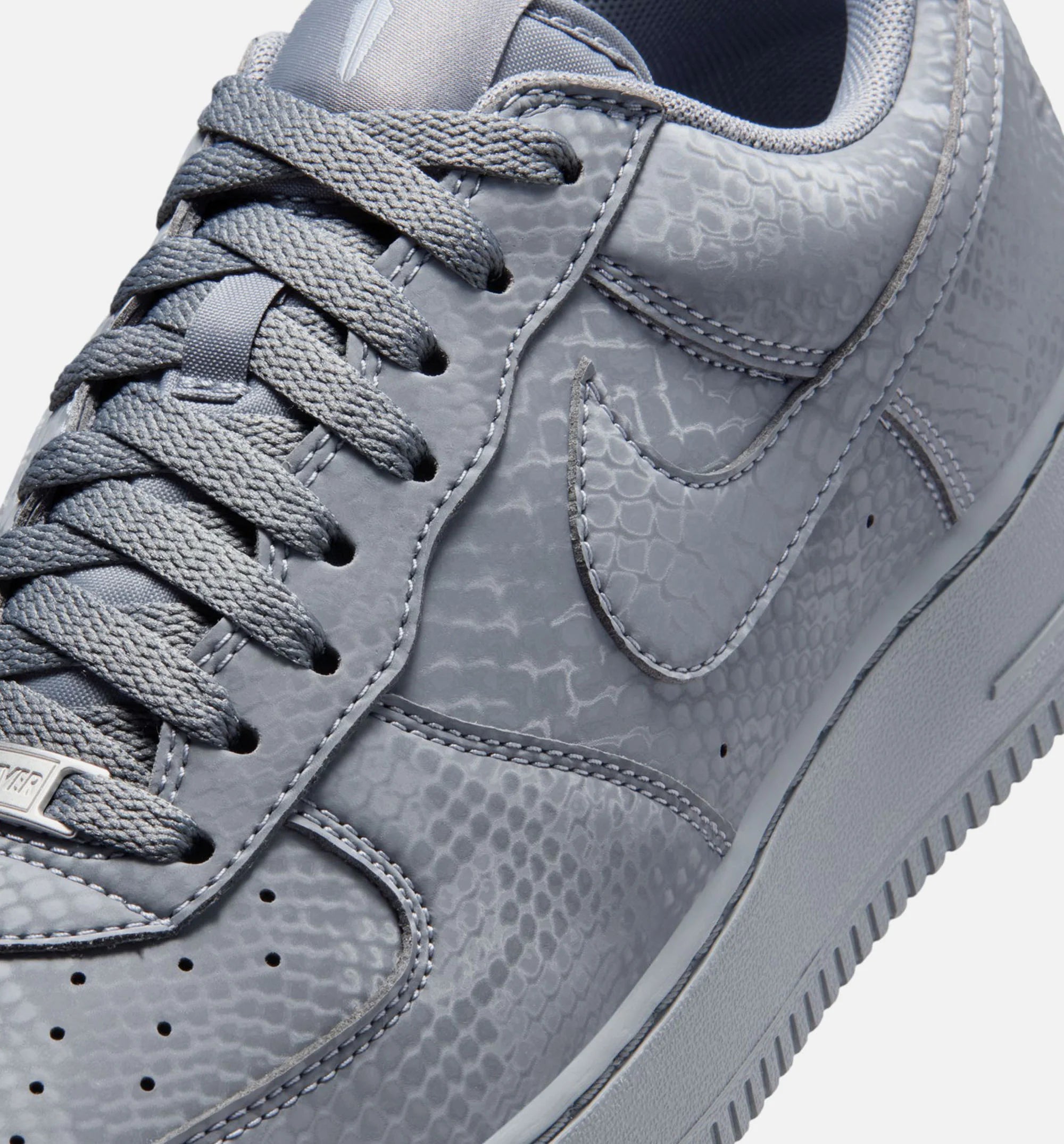 Kobe Air Force 1 Low Cool Grey Mens Lifestyle Shoe Cool Grey Wolf Grey