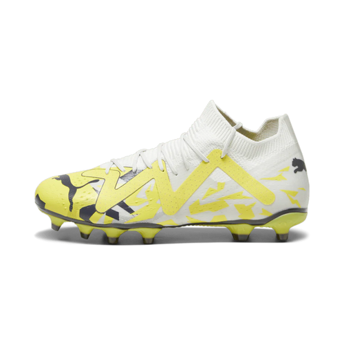 PUMA Future Match FG AG Soccer Cleats Gray Yellow