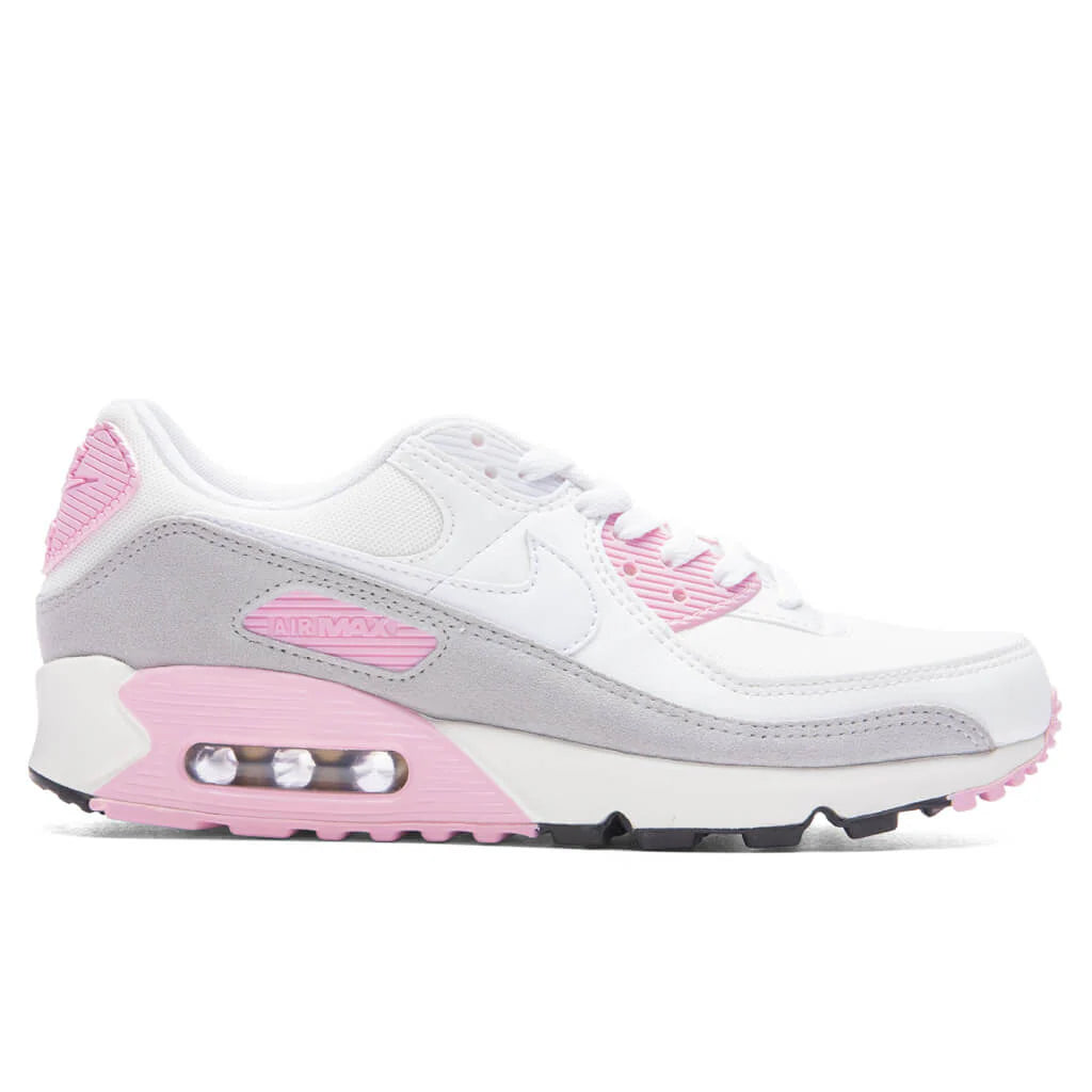Womens Air Max 90 White Sail Med Soft Pink