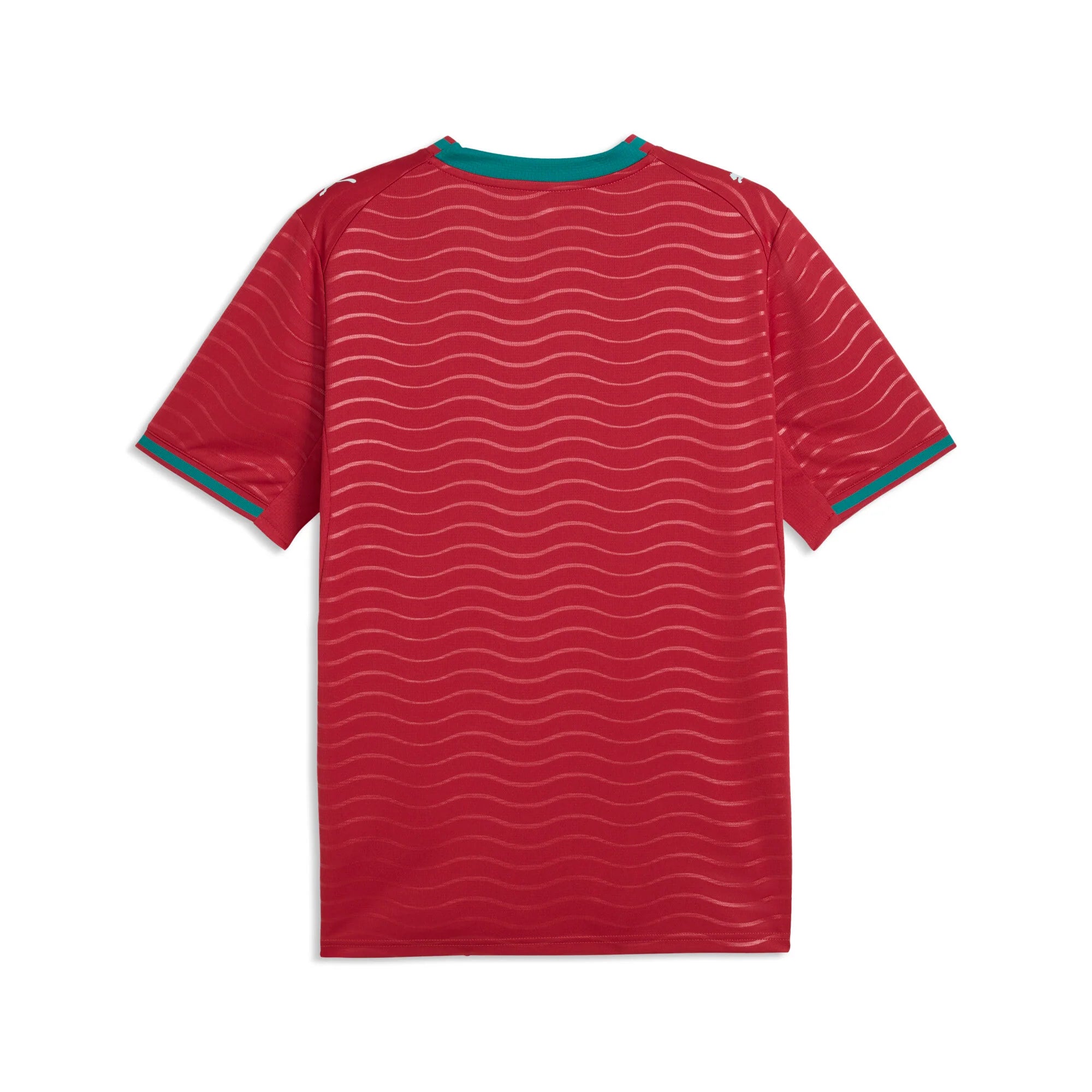 PUMA Portugal Home Mens Soccer Jersey 2026 Red Green Lagoon