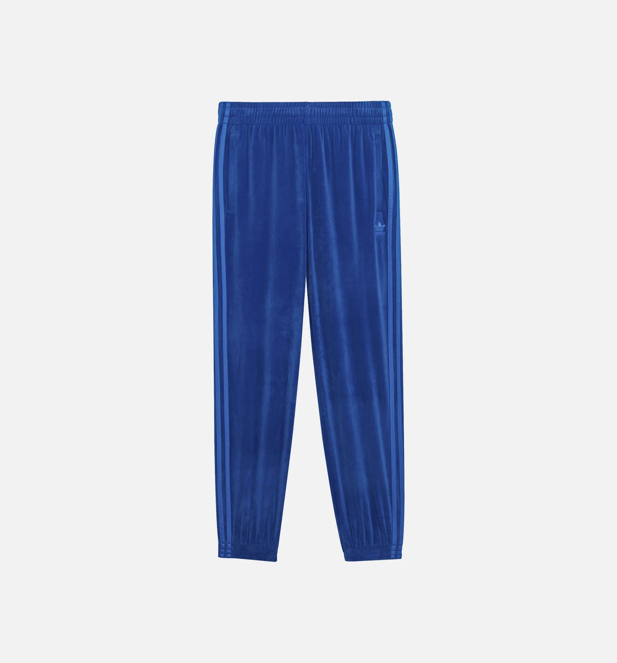 Jeremy Scott Velour Cuffed Pants Mens Pants Blue