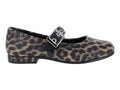 Ballerinas Vavito Animal Print Café para Niña